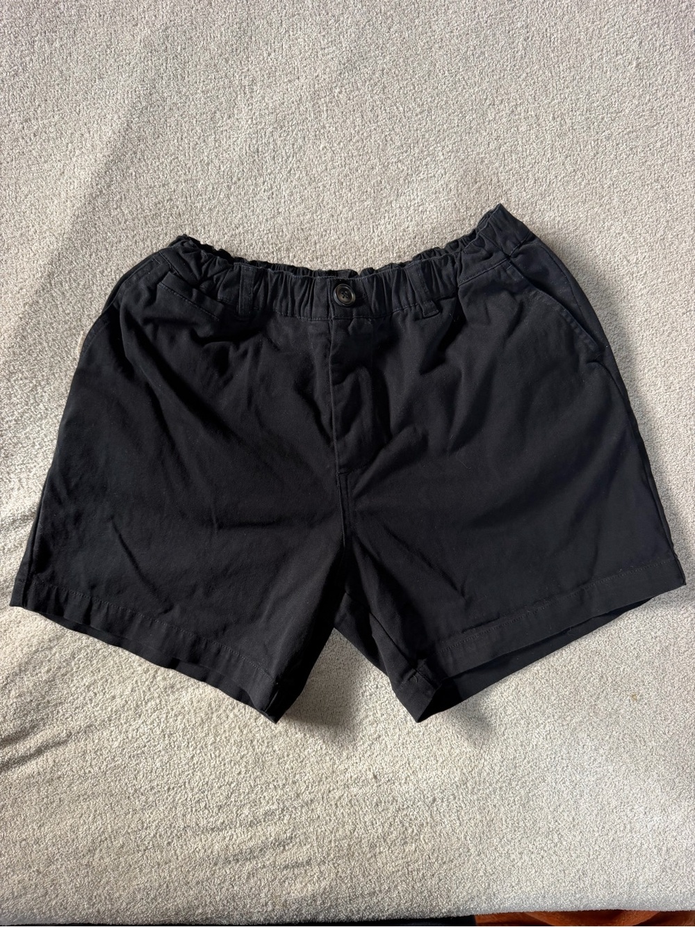 Cove USA Men’s Black Chino Shorts Size 30 5” Inseam Stretch